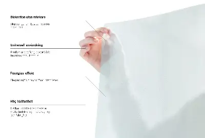 Fönsterfilm för insynsskydd med ljusinsläpp