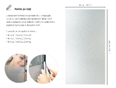 Fönsterfilm insynsskydd ljusinsläpp