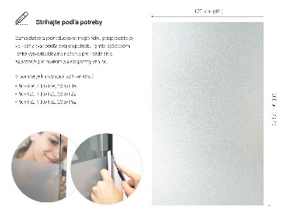 Fönsterfilm insynsskydd ljusinsläpp