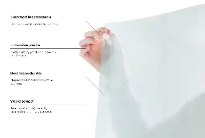 Fönsterfilm för insynsskydd med ljusinsläpp