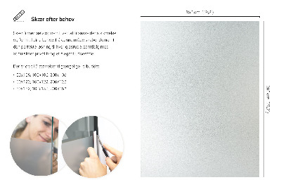 Fönsterfilm insynsskydd ljusinsläpp