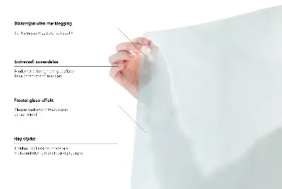Fönsterfilm för insynsskydd med ljusinsläpp