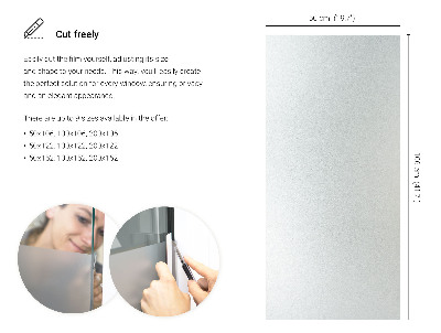 Fönsterfilm insynsskydd ljusinsläpp