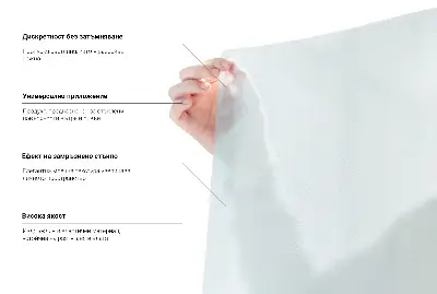 Fönsterfilm för insynsskydd med ljusinsläpp