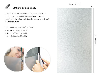 Fönsterfilm insynsskydd ljusinsläpp