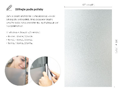 Fönsterfilm insynsskydd ljusinsläpp