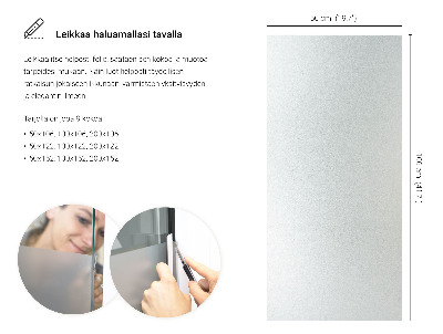 Fönsterfilm insynsskydd ljusinsläpp