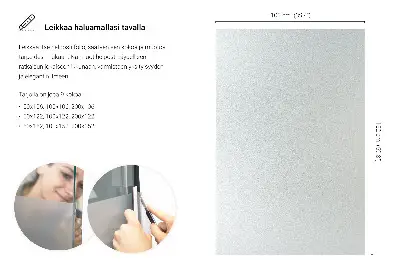 Fönsterfilm för insynsskydd med ljusinsläpp