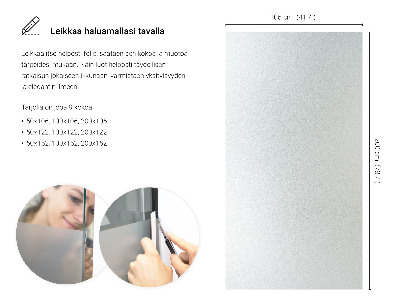 Fönsterfilm insynsskydd ljusinsläpp