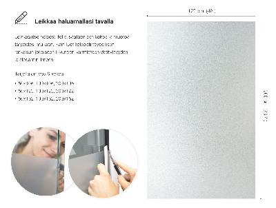 Fönsterfilm insynsskydd ljusinsläpp