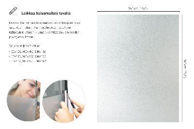 Fönsterfilm insynsskydd ljusinsläpp