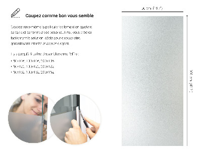 Fönsterfilm insynsskydd ljusinsläpp