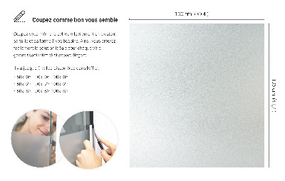 Fönsterfilm insynsskydd ljusinsläpp