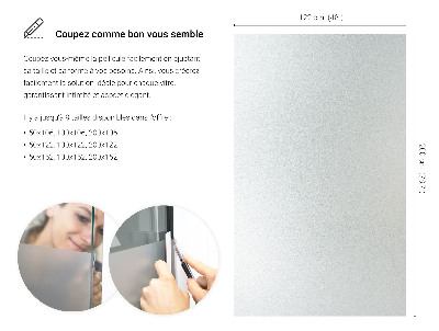 Fönsterfilm insynsskydd ljusinsläpp