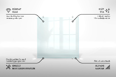 Stänkskydd kök transparent