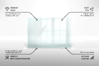 Stänkskydd kök transparent