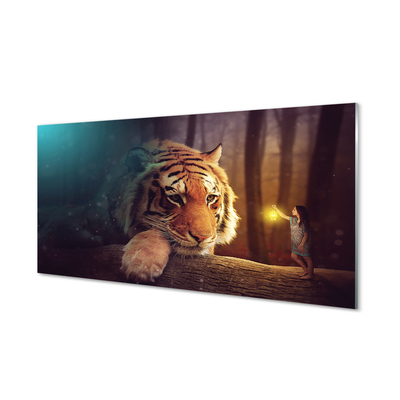 Glas panel Tigerskogsman