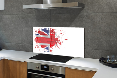 Glas panel Storbritanniens flagga