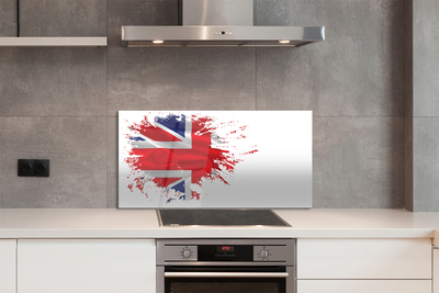 Glas panel Storbritanniens flagga