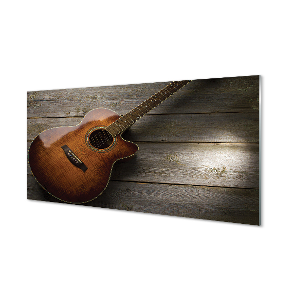 Glas panel Gitarr