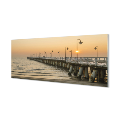 Glas panel Havspiren i Gdańsk