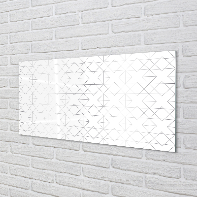 Glas panel Polygonkonturer