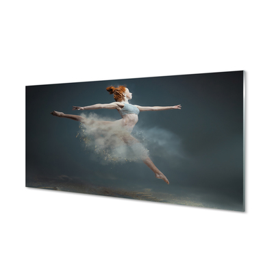 Glas panel Ballerina rök