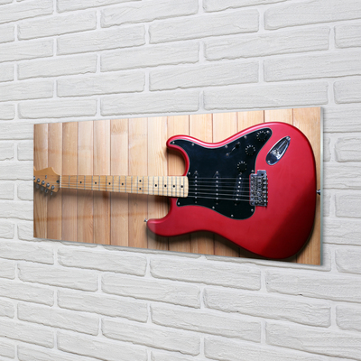 Glas panel Elgitarr