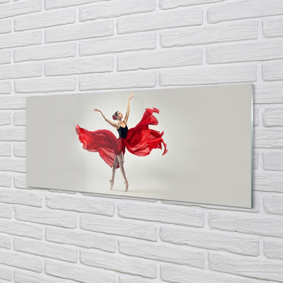 Glas panel Kvinna ballerina