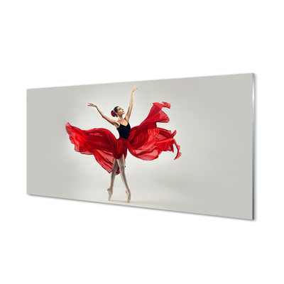 Glas panel Kvinna ballerina