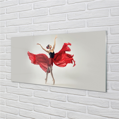 Glas panel Kvinna ballerina