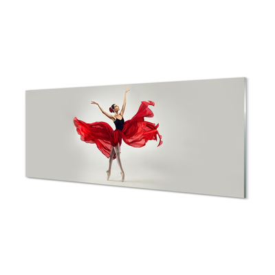 Glas panel Kvinna ballerina