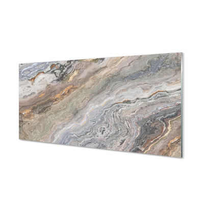 Glas panel Stenstruktur onyx