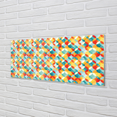 Glas panel Färgglada mönster