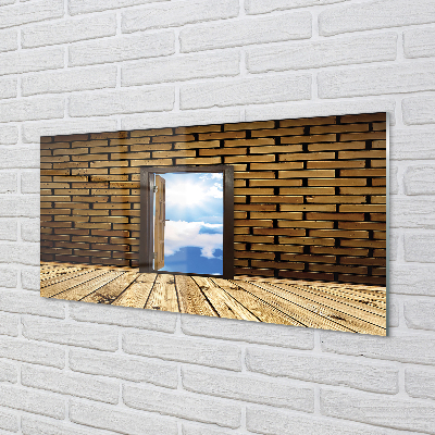 Glas panel Sky dörr 3d