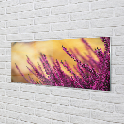 Glas panel Blommor