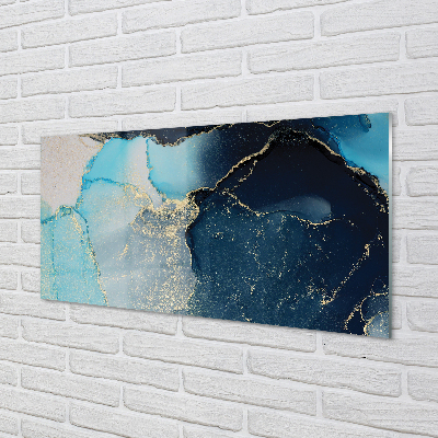 Glas panel Marmor sten abstraktion