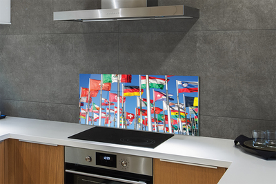 Glas panel Flagga