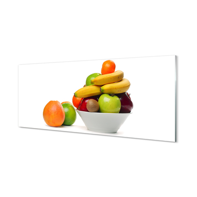 Glas panel Frukt i en skål