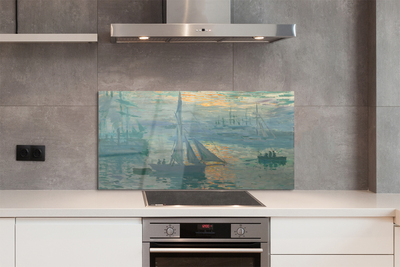 Glas panel Östra segelbåtskonst