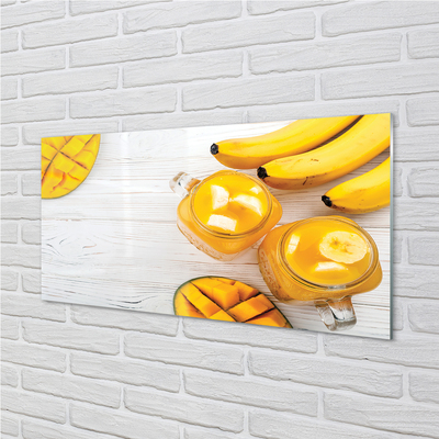 Glas panel Mango bananer smoothie