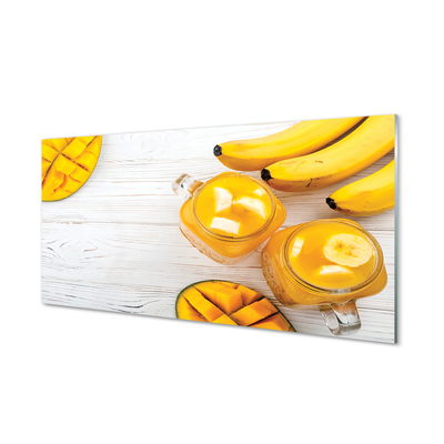 Glas panel Mango bananer smoothie