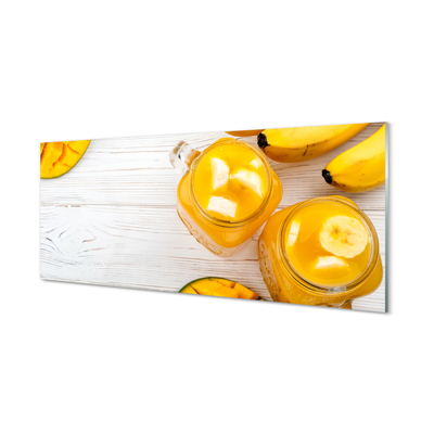 Glas panel Mango bananer smoothie