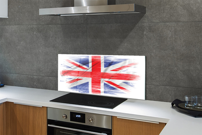 Glas panel Storbritanniens flagga