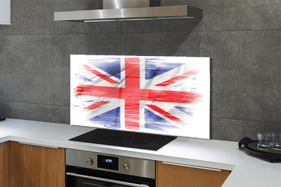 Glas panel Storbritanniens flagga