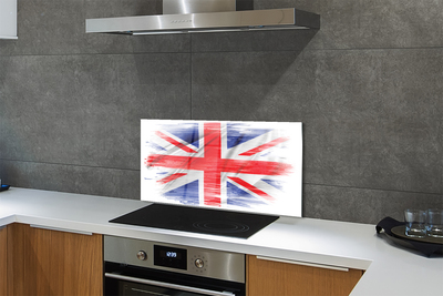 Glas panel Storbritanniens flagga