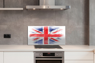 Glas panel Storbritanniens flagga