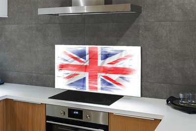 Glas panel Storbritanniens flagga