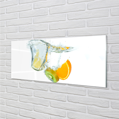 Glas panel Kiwi orange vatten