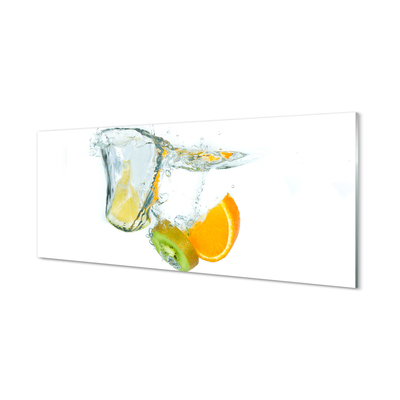 Glas panel Kiwi orange vatten